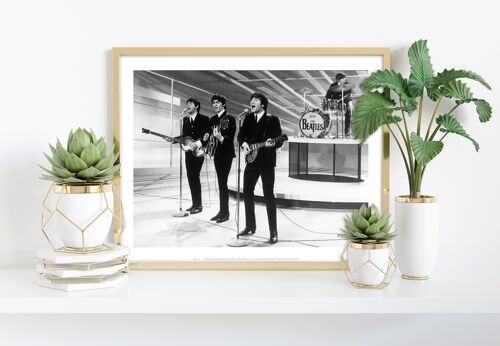 The Beatles Performing - 11X14” Premium Art Print