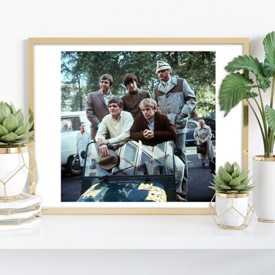 Die Beach Boys im Auto – 11 x 14 Zoll Premium-Kunstdruck