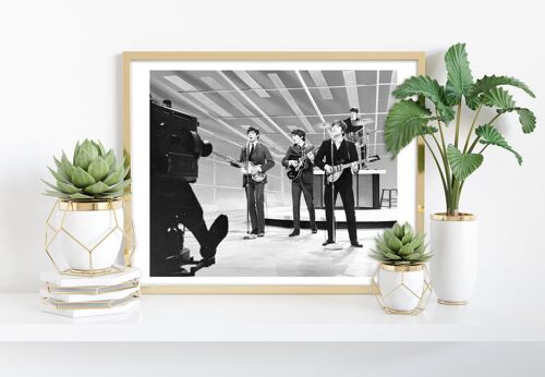 The Beatles - Filmed Performance - 11X14” Premium Art Print