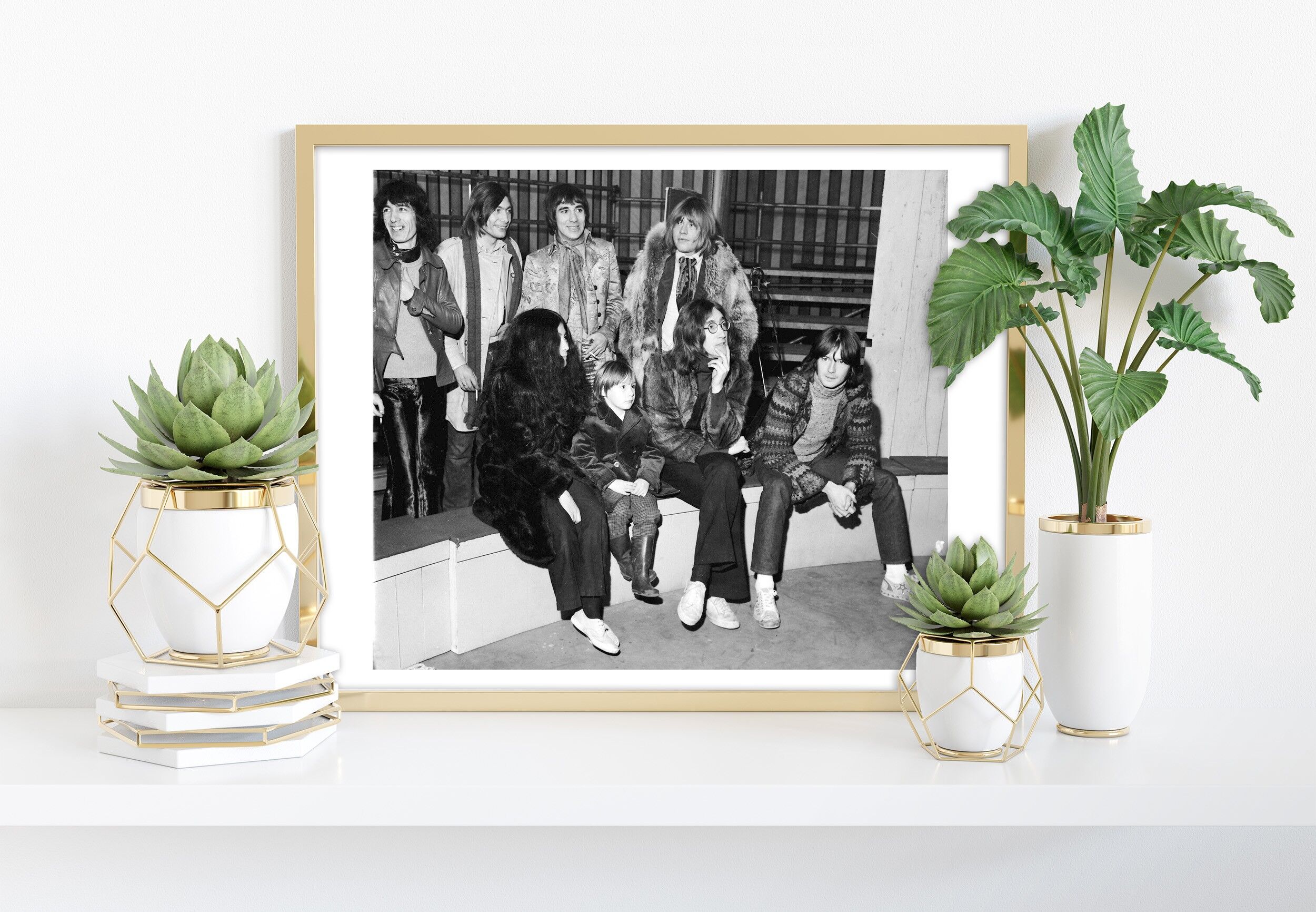 John Lennon At Rock And Roll Circus Rehearsals - Art Print