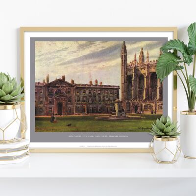 King's College Chapel And The Fellow's Building Art Print