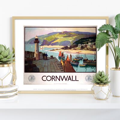 Cornwall Gwr – Premium-Kunstdruck im Format 11 x 14 Zoll