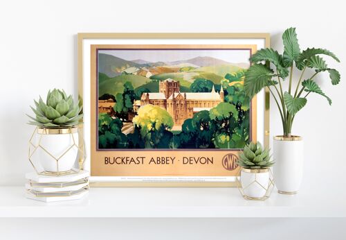 Buckfast Abbey Devon - 11X14” Premium Art Print