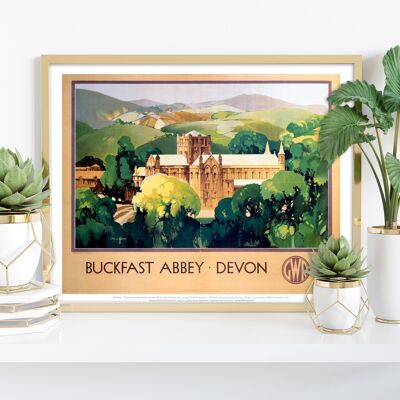 Buckfast Abbey Devon – Premium-Kunstdruck im Format 11 x 14 Zoll