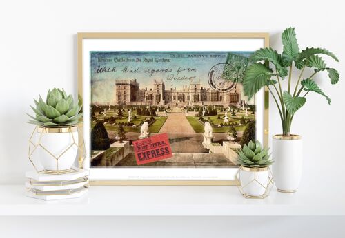 Windsor Castle From The Royal Gardens - Premium Art Print