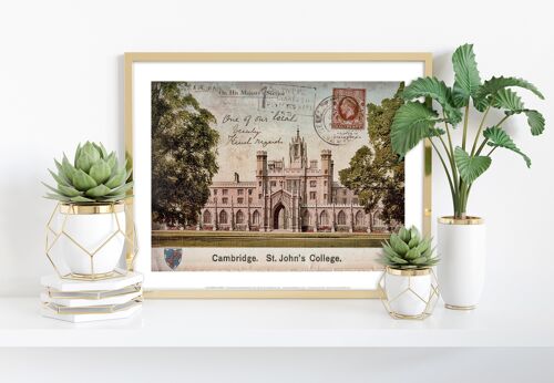 St Johns College - Cambridge - 11X14” Premium Art Print