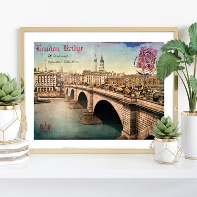 London Bridge – Premium-Kunstdruck im Format 11 x 14 Zoll