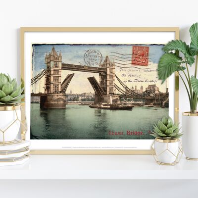 Tower Bridge - Londra - Stampa d'arte premium 11 x 14".