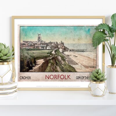 Juwel der Küste – Cromer – 11 x 14 Zoll Premium-Kunstdruck