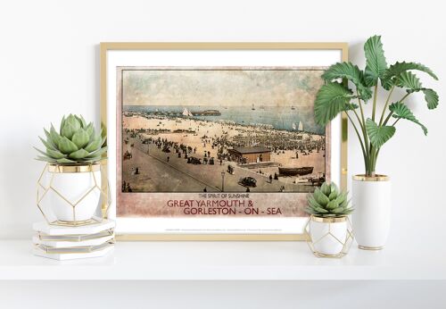 Great Yarmouth And Gorleston-On-Sea - Sunshine - Art Print