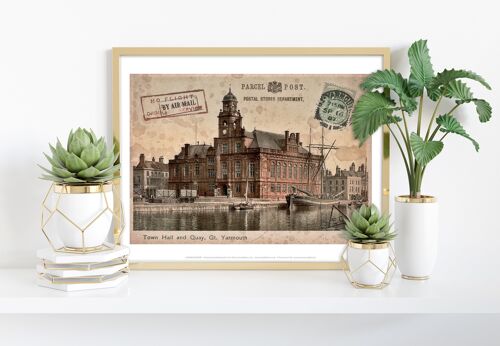 Town Hall And Quey - Great Yarmouth - Premium Art Print