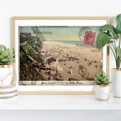 Mundesley – Premium-Kunstdruck im Format 11 x 14 Zoll