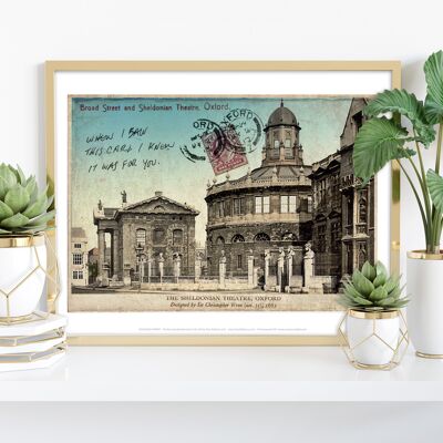 The Sheldonian Theatre - Oxford - 11X14” Premium Art Print