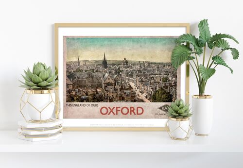 This England Of Ours - Oxford - 11X14” Premium Art Print