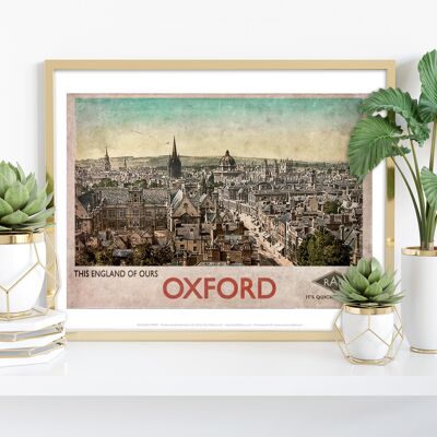 This England Of Ours - Oxford - 11X14" Stampa d'arte premium