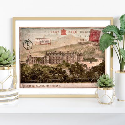 Palacio de Holyrood - Edimburgo - 11X14" Premium Art Print