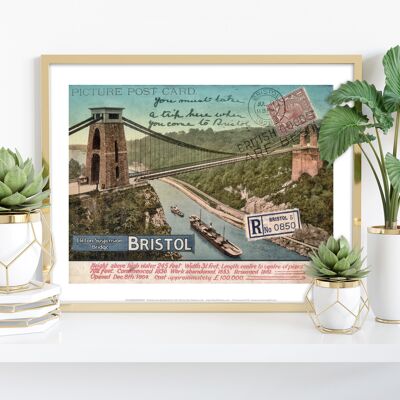 Clifton Suspension Bridge – Bristol – Premium-Kunstdruck