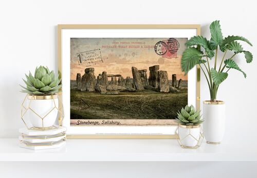 Stonehenge, Sailsbury - Wiltshire - 11X14” Premium Art Print