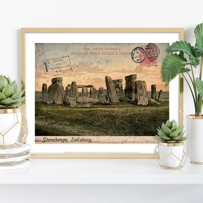 Stonehenge, Sailsbury - Wiltshire - 11X14” Premium Art Print