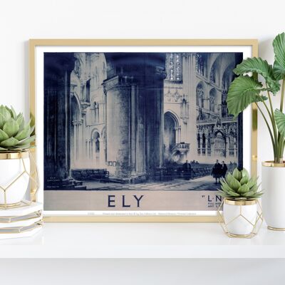 Dentro de la Catedral de Ely - 11X14" Premium Art Print