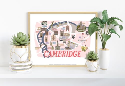 Cambridge Landmarks - 11X14” Premium Art Print
