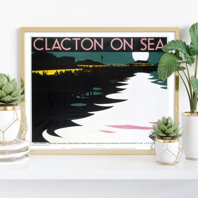 Clacton en el mar - Ess02 - 11X14" Impresión de arte premium