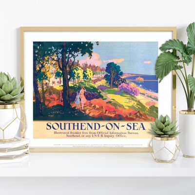 Southend On Sea – Premium-Kunstdruck im Format 11 x 14 Zoll