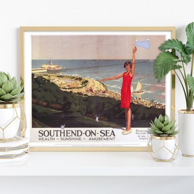 Southend On Sea Health Sunshine Amusement - Lámina artística