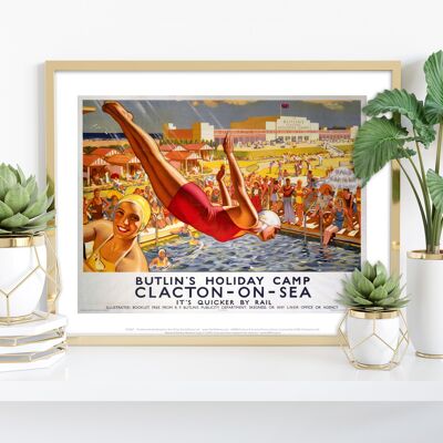 Butlins Ferienlager, Clacton-on-Sea – Premium-Kunstdruck