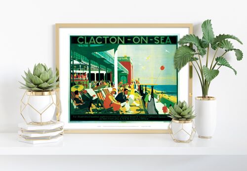 Clacton On Sea Seafront - 11X14” Premium Art Print