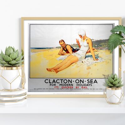 Clacton-On-Sea For Modern Holidays - Premium Art Print