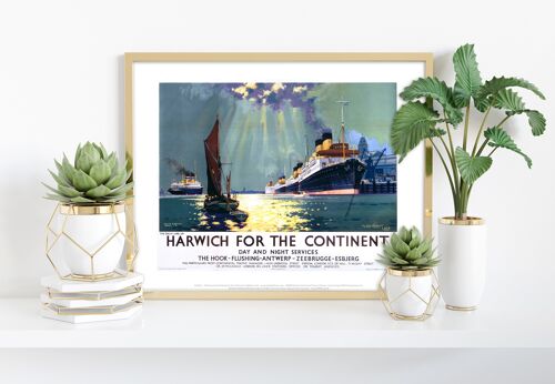 Harwich For The Continent - 11X14” Premium Art Print