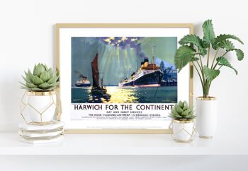 Harwich pour le continent - 11X14" Premium Art Print