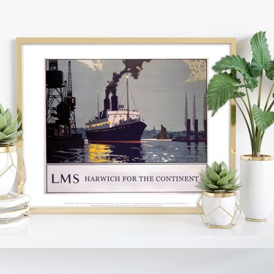 Harwich For The Continent, Lms - 11X14” Premium Art Print
