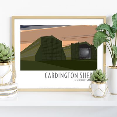 Cobertizos de Cardington - Impresión de arte premium de 11X14 "