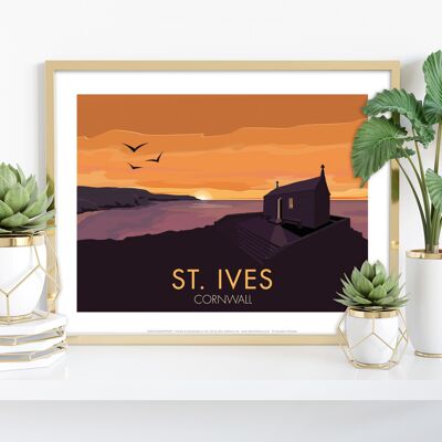 St. Ives, Cornwall – Premium-Kunstdruck im Format 11 x 14 Zoll