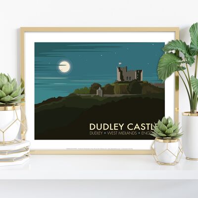 Dudley Castle – Dudley – 11 x 14 Zoll Premium-Kunstdruck