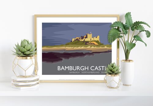 Bamburgh Castle - Northumberland - 11X14” Premium Art Print