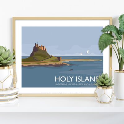 Holly Island - Northumberland - Stampa d'arte premium 11 x 14".