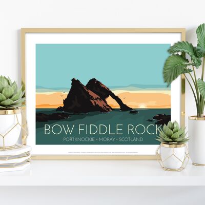 Bow Fiddle Rock - Escocia - 11X14" Premium Art Print
