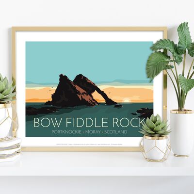 Bow Fiddle Rock - Scotland - 11X14” Premium Art Print
