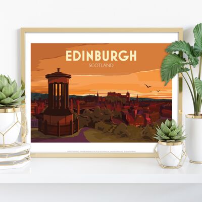 Edingburgh - Scozia - 11X14" Stampa d'arte Premium
