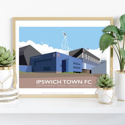 Ipswich Town Fc – Premium-Kunstdruck im Format 11 x 14 Zoll