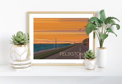 Felixstowe - Suffolk - 11X14” Premium Art Print