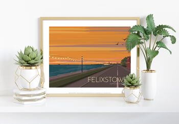 Felixstowe - Suffolk - 11X14" Premium Art Print