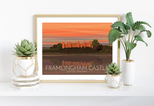 Framlingham Castle - Suffolk - 11X14” Premium Art Print
