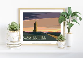 Castle Hill - West Yorkshire - 11X14" Premium Art Print