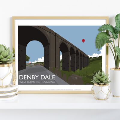 Denby Dale - Yorkshire del Oeste - 11X14" Premium Art Print