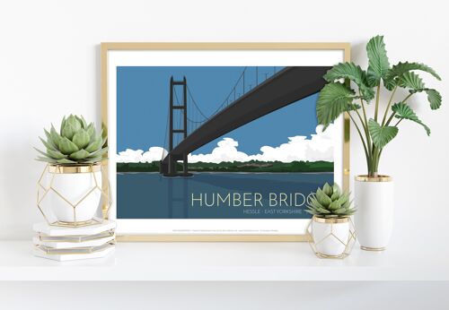 Humber Bridge - East Yorkshire - 11X14” Premium Art Print