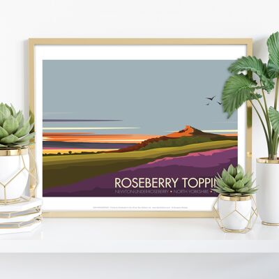 Garniture de roseberry - North Yorkshire - Impression d'art premium